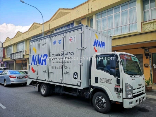 NNR Global Logistics Truck Lorry Die Cut Sticker