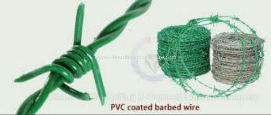 pvc coated barbed wire