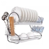 2 Layer S-Shaped Kitchen Dish & Utensils Drainer Rack Kitchenware Kitchen & Dining