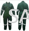 100% Cotton Coverall Dark Green Coverall Protective Clothing