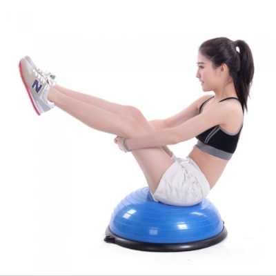 Bosu Ball Balance Training Exercise