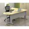 Director L shape table with fixed 4D pedestal BL44 Office Director Table