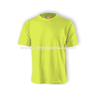 QD0469 Neon Yellow Oren Sport Quick Dry Round Neck NEON YELLOW