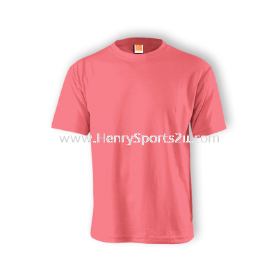 QD0470 Neon Peach Oren Sport Quick Dry Round Neck NEON PEACH