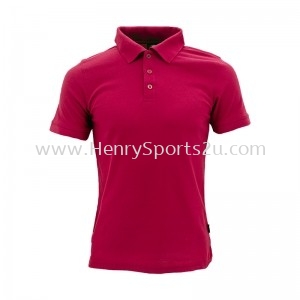 Lefonse Honey Comb Polo PlainT-Shirt  (L01-29) MAGENTA