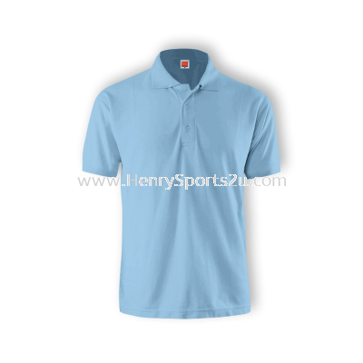 QD0610 Light Blue Oren Sport Quick Dry Collar Tshirt LIGHT BLUE