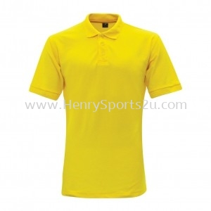 Lefonse Honey Comb Polo Ladies PlainT-Shirt  (LC01-10) YELLOW