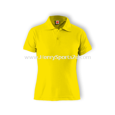 QD1604 Yellow Oren Sport Quick Dry Collar Tshirt (Female) YELLOW