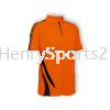 QD2707 Orenge Sport Quick Dry Collar Tshirt ORANGE with BALCK Quick Dry Collar T-Shirt QD27 Oren Sport  Polo T-Shirt - Microfiber / Quick Dry T-Shirt, Uniform, Cap & Apron