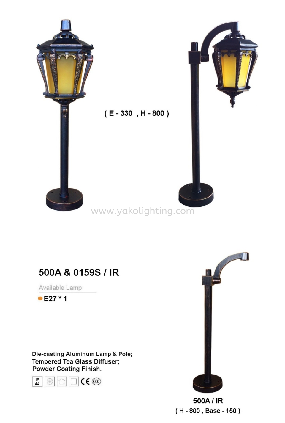 0159L CLASSIC LAMP OD-OUTDOOR  OUTDOOR 