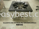 USED : 810-438 S/S Stock Pot 600x600x460  Used-Kitchen Equipments