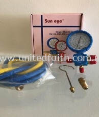 MANIFOLD SINGLE GAUGE CT468L (BLUE) R410/R22 SUNEYE