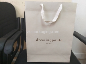 dressing paula 175gsm white top with 20mm flat polyester string