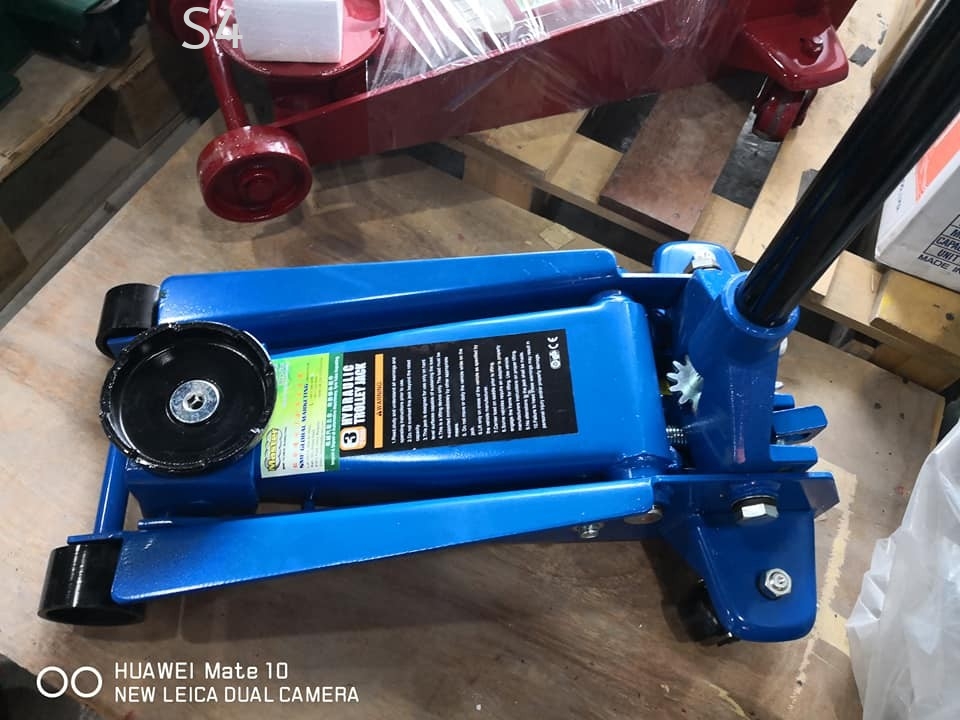 S4Tools 3 Ton Automotive Garage Hydraulic Jack (Single Pump)