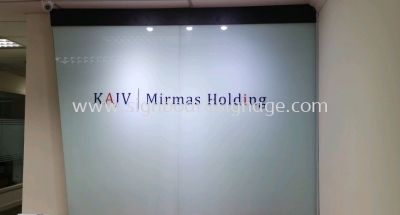 KAJV Mirmas Holding 3D Acrylic Box Up Signage at Kuala Lumpur