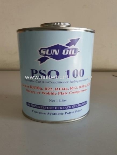 COMPRESSOR OIL R134A PSO 100 (SUN OIL) C 1L