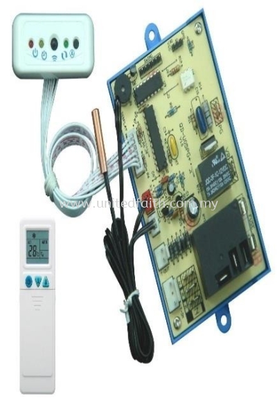 PCB C/W REMOTE CONTROL QD-U03C+-WALL C PCBU03CE(W)