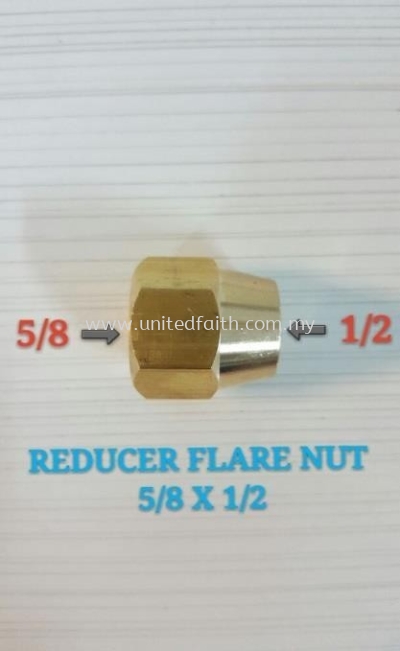 FLARE NUT REDUCER (5/8 X 1/2) C FNR (5/8 X 1/2)