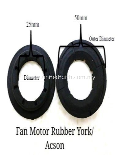 FAN MOTOR RUBBER C YORK C FMRY