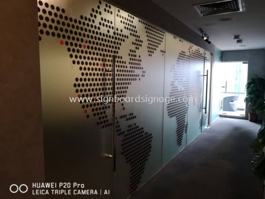 Glass Sticker Inkjet Printing In Damansara Kuala Lumpur