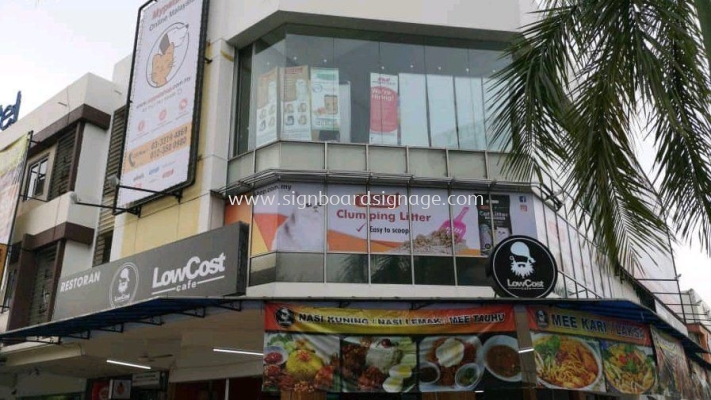 Misha Glass Sticker Advertising Poster Botanic Bukit Tinggi Klang