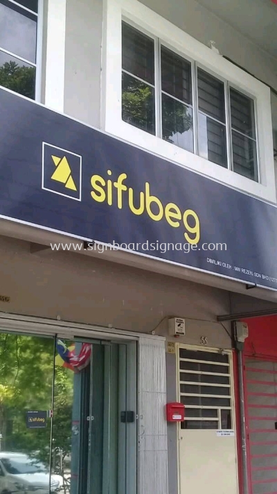 Sifubeg Metal G.I Signage at Kota Kemuning Shah Alam