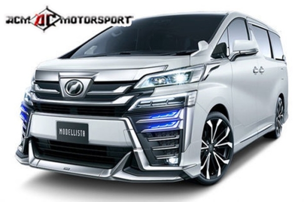 toyota Vellfire Aero 2018 facelift modellista kit