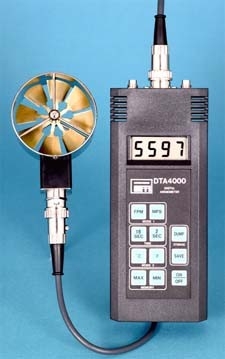 DTA4000 - Anemometer-Thermometer with Datalogger