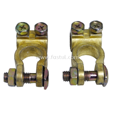 BRASS BATTERY CLAMP (PC)