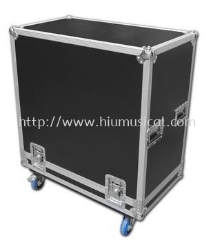 Flightcase For One Unit Double Subwoofer with Wheel