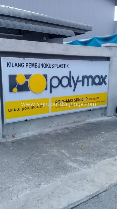 Poly Max Signage