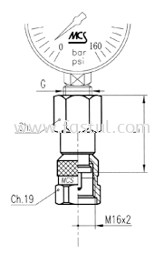 PRESSURE GAUGE ADAPTER