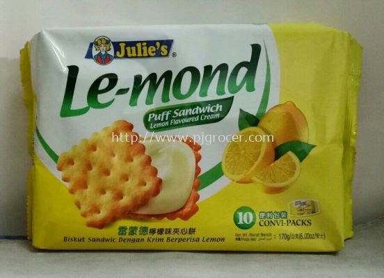 Julie's Puff Sandwich Lemon 170g