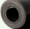 Neoprene Black Insert 1 ply Fabric ( 3mm x 1200mm x 10mtr ) Neoprene Rubber Sheet Plastics Engineering