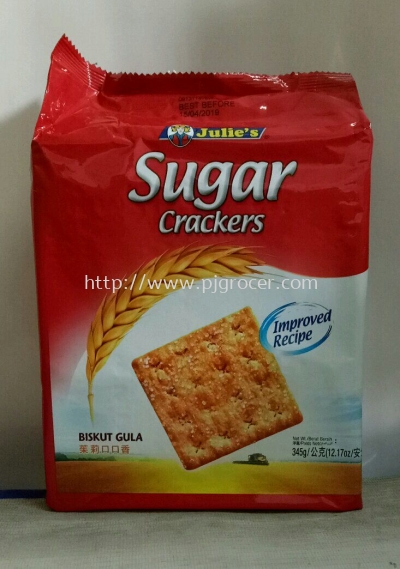 Julie's Sugar Crackers 345g