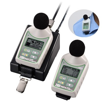 TES-660A/TES-660 Micro Noise Dosimeter (Badge Type) Sound Level Meters Climatic / Environment Inspection