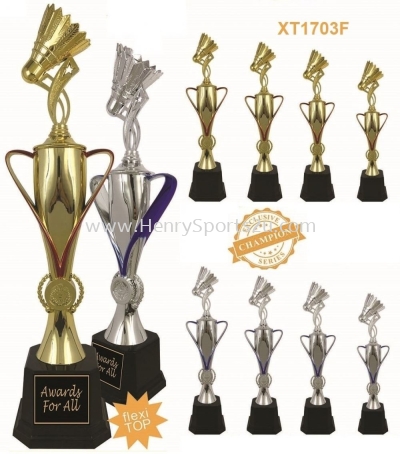 XT1703F Plastic Trophy (Badminton)