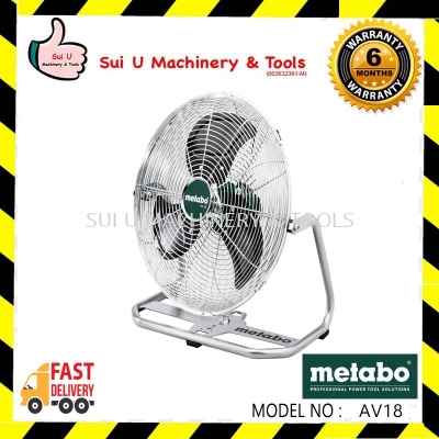 METABO AV18 Cordless Fan 18V (Tool Only) 606176850
