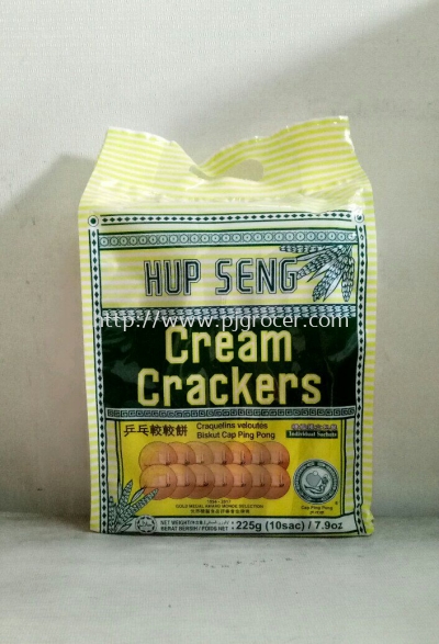 Hup Seng Ping Pong Cream Cracker 225g