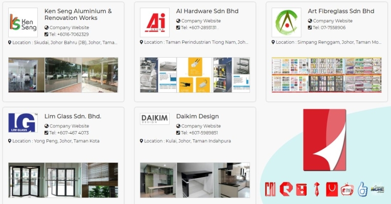 Senarai Kedai Almari Dapur Mudah di Johor Bahru
