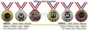 HM001, HM002 Plastic Hanging Medal