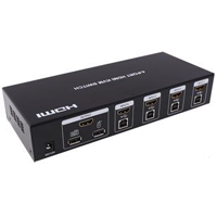 KVM401.4-way HDMI + USB KVM Switch