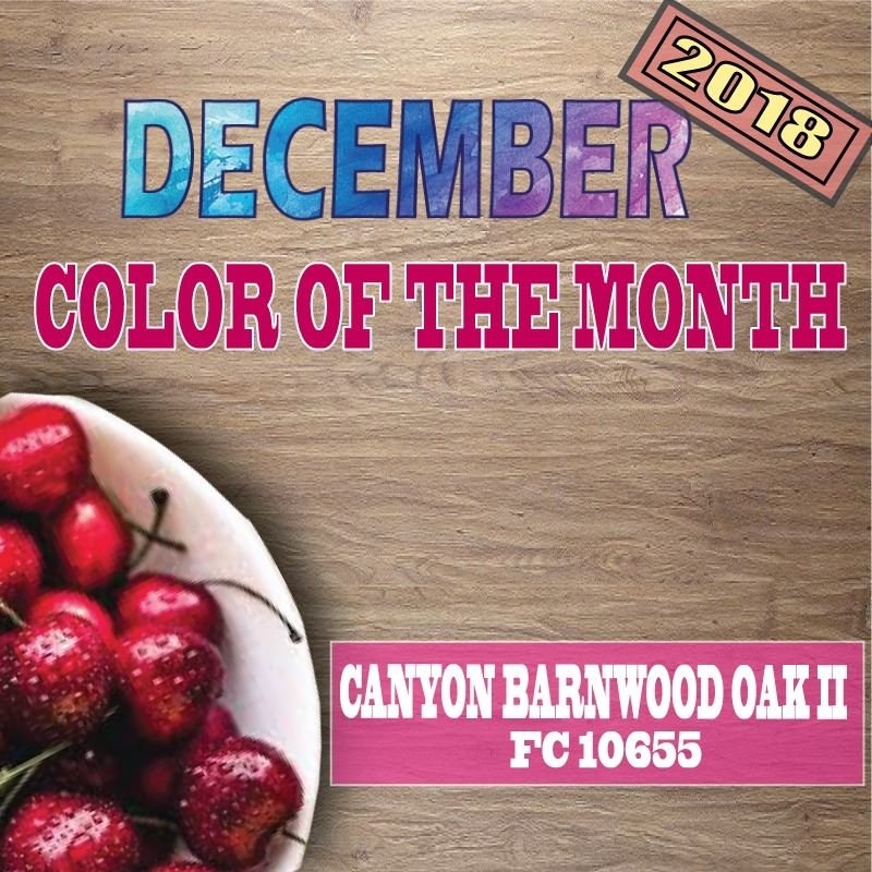 [December 2018] Color of The Month -FC 10655 Canyon Barnwood Oak II