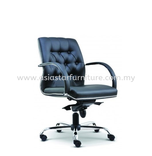 MORE LOW BACK DIRECTOR CHAIR | LEATHER OFFICE CHAIR KAJANG SELANGOR