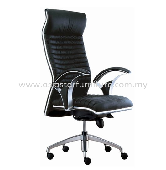ZINGER HIGH BACK DIRECTOR CHAIR | LEATHER OFFICE CHAIR KL MALAYSIA