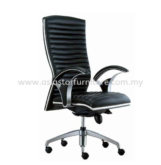 ZINGER HIGH BACK DIRECTOR CHAIR | LEATHER OFFICE CHAIR PJ SELANGOR