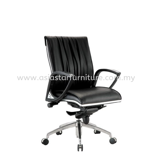 VITTA LOW BACK DIRECTOR CHAIR | LEATHER OFFICE CHAIR SHAMELIN KL