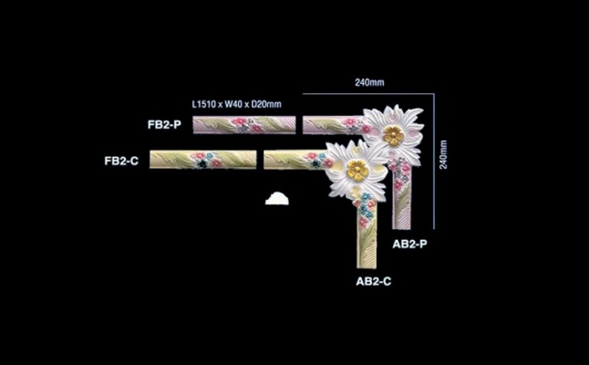 Beading Siling Plaster Warna-warni : ABFA2