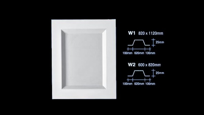 Recess Panels Siling : W1 & W2