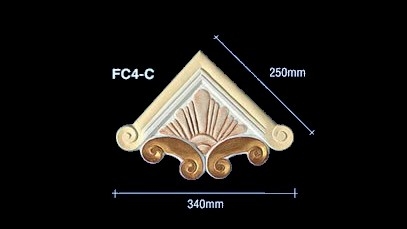 FC4-C Beading Plaster Ceiling Choose Sample / Pattern Chart